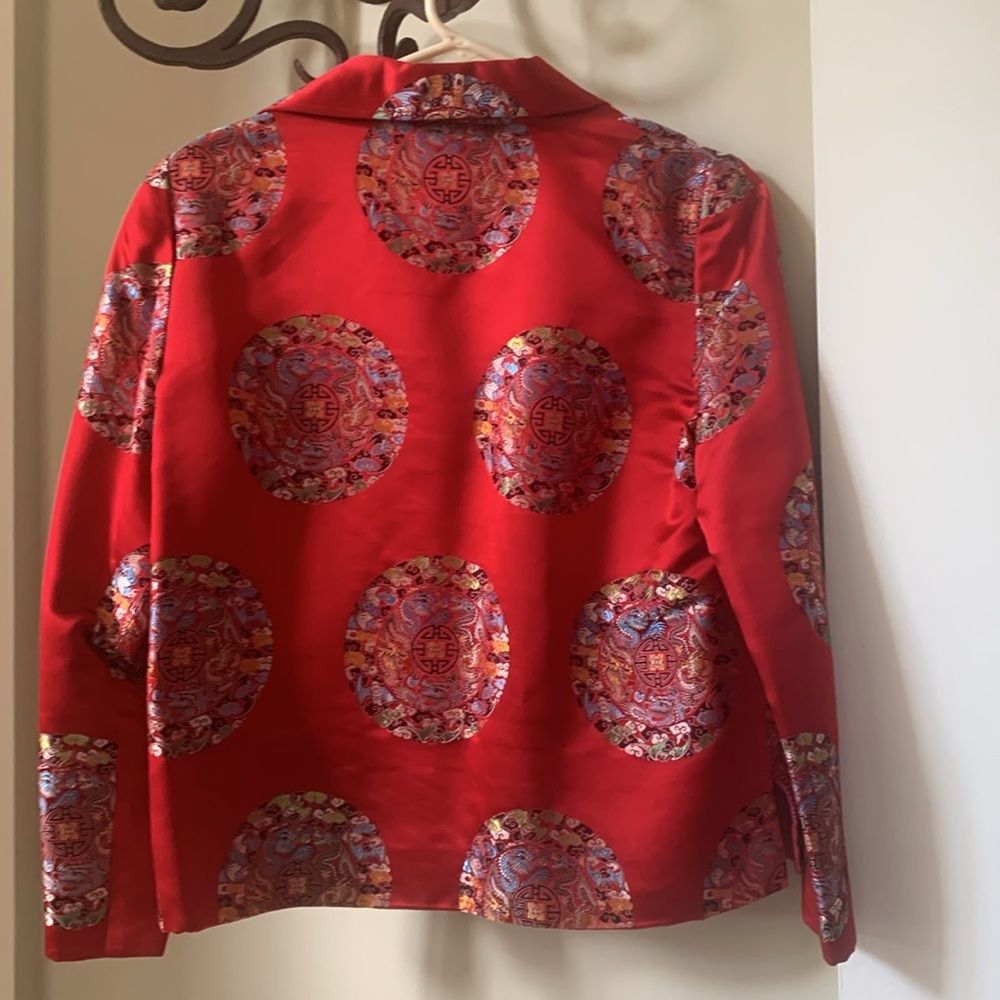 Oriental Patterned, Like New Jacket, Reversible. … - image 3